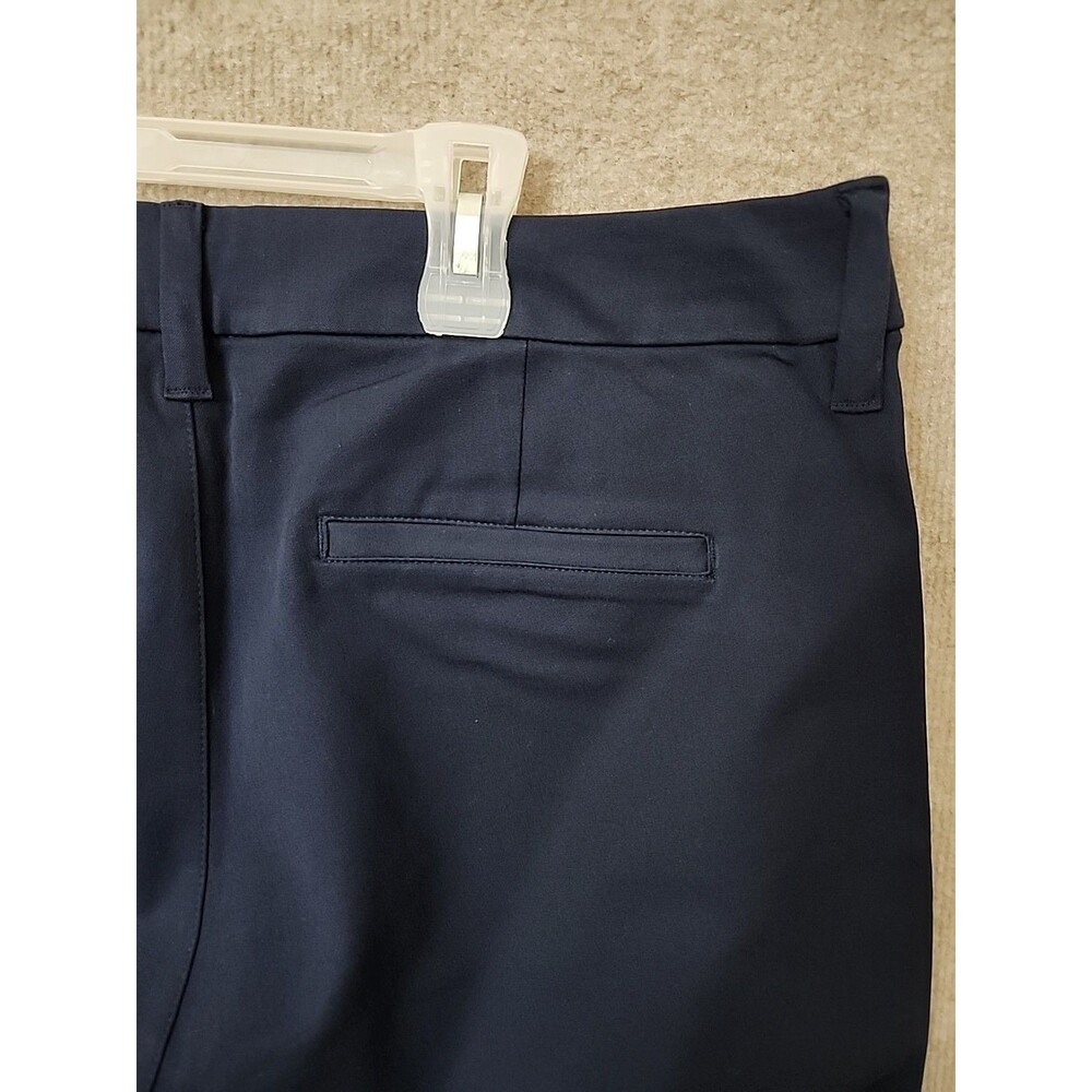 Old Navy Pixie Straight Ankle Pants Womens 20 Navy Blue High Rise Stretch NEW - Picture 7 of 10